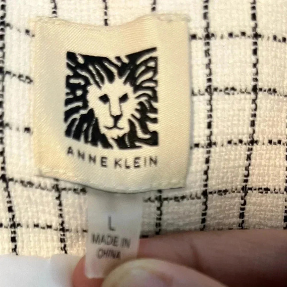 Anne Klein Notch Collar Tweed Blazer - Picture 7 of 7